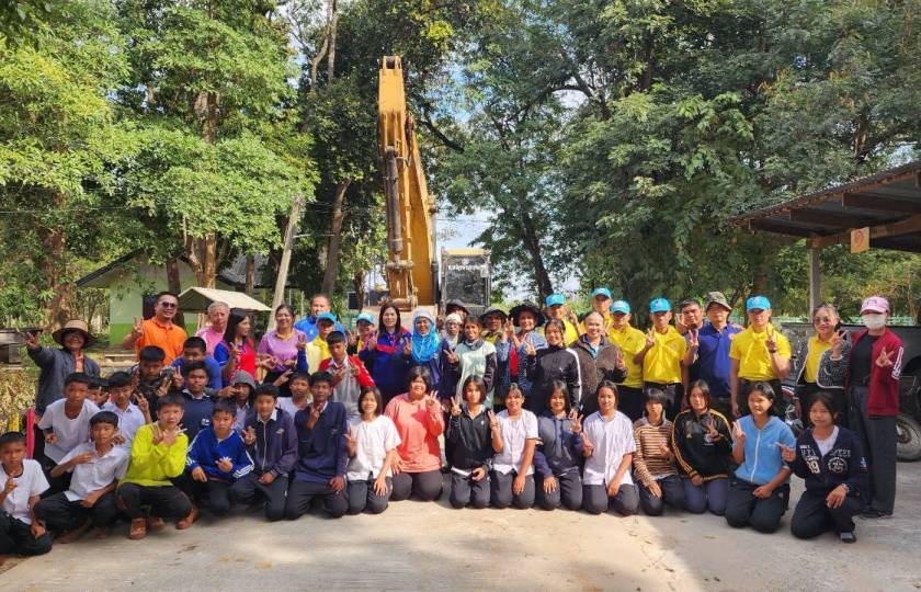 ร่วมกันดำเนินการสนับสนุนงานการเตรียมการทอดผ้าป่าเพื่อการศึกษา